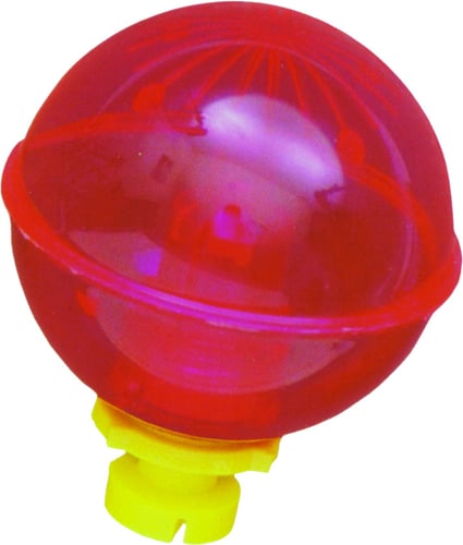 Rieadco 214R NightLighted Bobber 21/4 Inch Round Red W/Rattle Action | 046093322414