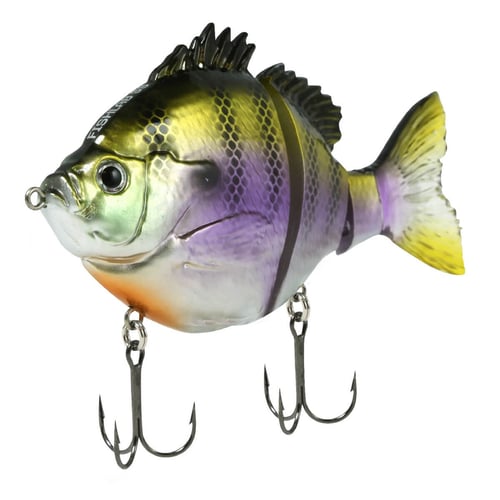 Fish Lab BGS5DB BioGill 3 Piece Hard Swim Bait, Dark Bluegill, 5 Inch | 840083401741