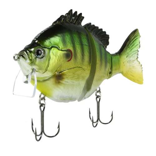 Fish Lab BGW4RE BioGill 3 Piece Hard Wake Bait, Redear Bluegill, 4 Inch | 840083402014