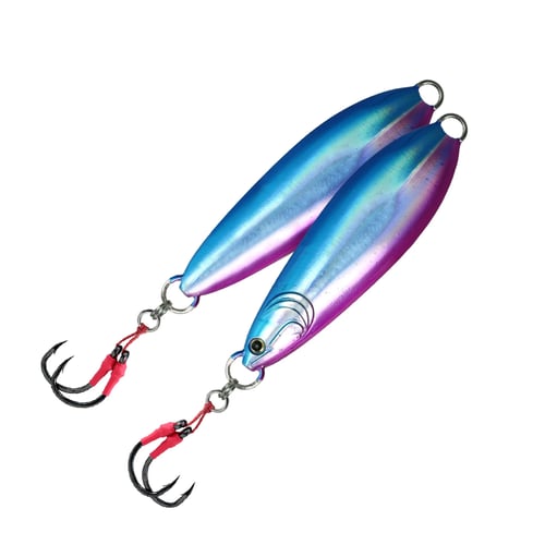 Fish Lab CSP250BP Carnada Slow Pitch Jig, Blue Pink, 51/4 Inch, 250gm | 840083402915