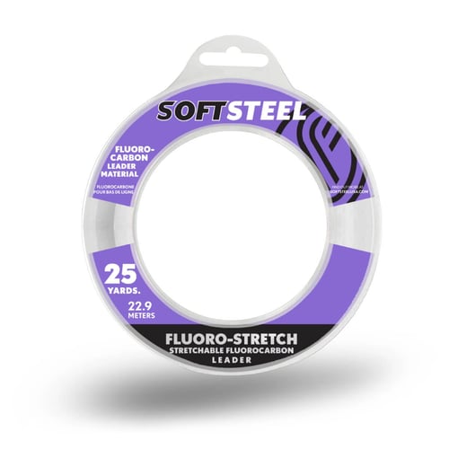 Soft Steel SF25150 FluoroStretch Stretchable Fluorocarbon Leader 25 | 840083400805