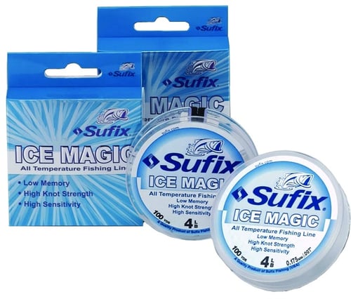 Sufix 603-004 Ice Magic Line 100Yds 4Lb Clear