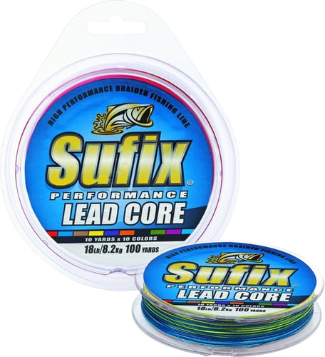 Sufix 668-118MC Performance Lead Core 18lb 100yd Metered