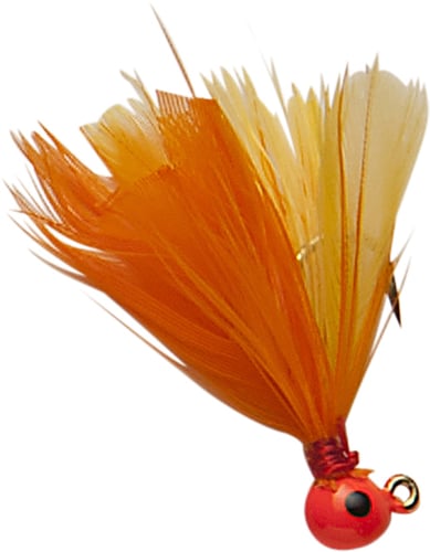 Double OO 61737 FluFlu Jig, 1/64 oz, Sz 8 Hook, Orange/Orange | 026995617375