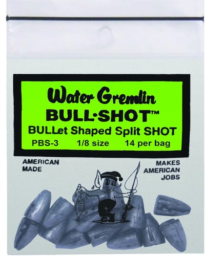 Water Gremlin PBS-3 Bull Shot/Pouch 1/8oz 14Pk