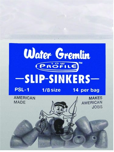 Water Gremlin PSL-1 Worm Weight 1/8oz 14Pc