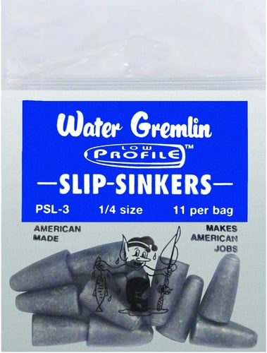 Water Gremlin PSL-3 Worm Weight 1/4oz 11Pc