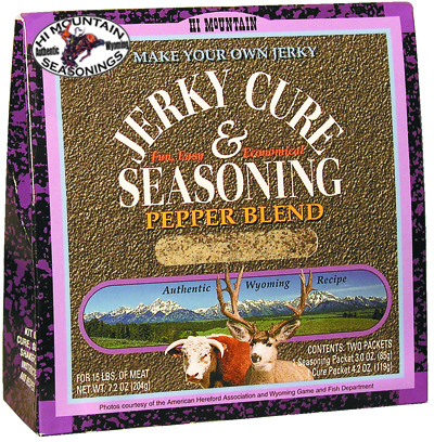 Hi Mountain 004 Pepper Jerky Cure Jerky Making Kit