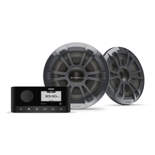 Fusion MS-RA60 Bundle MS-RA60 Stereo with Pair EL Sport 6.5 Inch Speakers | 753759314200