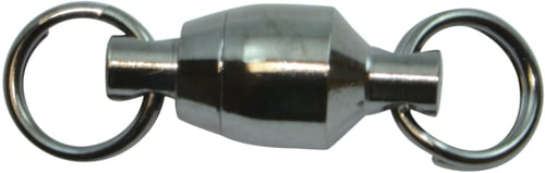 Spro SBSB2S025 Ball Bearing Swivel 2Split Ring 8Lb Black 5Pk | 651583101990