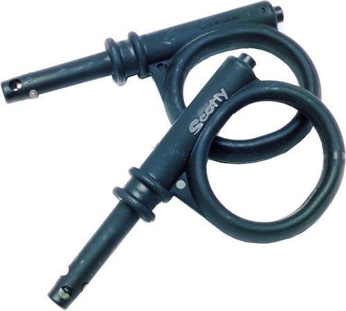 Scotty 0102BK Strongback Oar Lock 21/8 I.D, Black, 1 Pair per pack | 062017001029