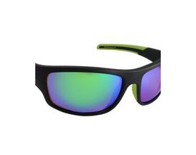 Sea Striker 30401 Buccaneer Sunglasses, Black/Green Mirror Lens | 083758603044