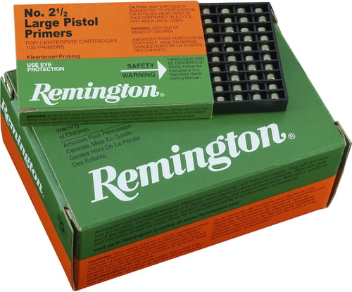 Remington X22604 Centerfire Primers 2-1/2 Lg Pistol Primers