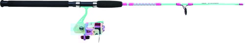 Shur Strike PT50/SS56PG Boat Spinning Combo 56 Inch Pk/Green | 096337033835