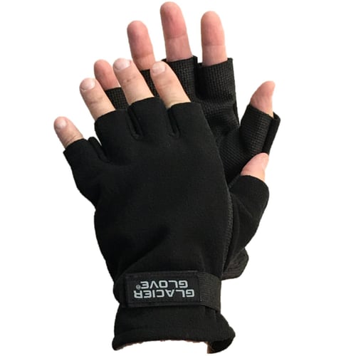 Glacier 757BK-XL Fleece Glove XL Windproof neoprene palm