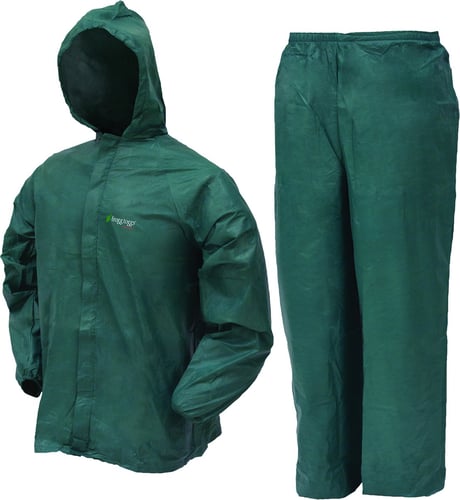 Frogg Toggs UL12104-09SM Men's Ultra-Lite II Rain Suit, Green