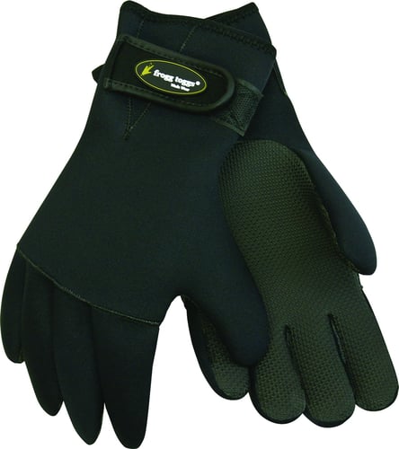 Frogg Toggs 28581M/L Frogg Fingers 3.5mm Neoprene Gloves, Black, Size | 647484031085