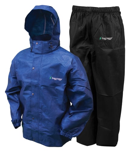 Frogg Toggs AS1310-112XL All Sport Rain Suit Royal Blue, Black, Size XL