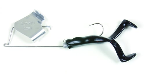 Lunker Lure 48120102 Buzz N Frog Buzzbait, Black | 023633953369