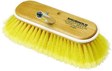 Shurhold 980 10 Inch Soft Yellow Deck Brush | 703485209806