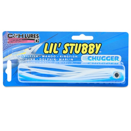 CH CHLSCH01 Lil Stubby Chugger Lure, Blue/White, 5.5 in 14 cm | 035926142800