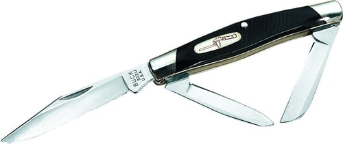 Buck 0303BKS Cadet 3-Blade Folding Pocket Knife, Clip/Spey/Sheepsfoot