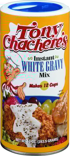 Tony Chacheres 00009 Instant Creole White Gravy Mix, 10oz Can | 071998000099