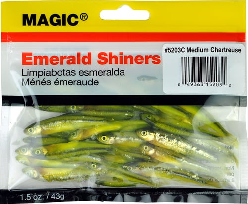 Magic 5203C Preserved Shiner Minnows, Medium, 1 1/2 oz Bag