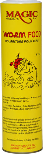 Magic 124 Worm Food 24oz Canister | 025602001248