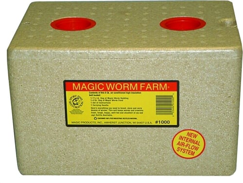 Magic 1000 Worm Farm W/Bedding  Food | 025602010004