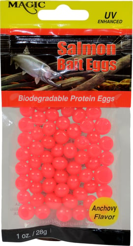 Magic 3128 Salmon Bait Eggs Flo. Pink/Anchovy 1 oz Bag