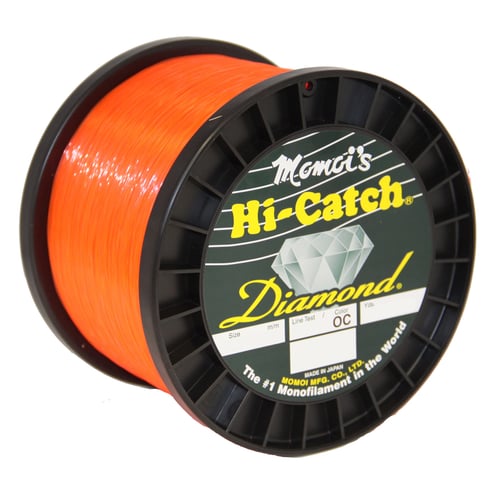 Momoi 39025 HiCatch Diamond Mono Line 25lb 3000yd Orange Crush | 695699390251