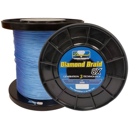 Momoi 72721 Diamond Braid Generation III 8X 3000yds 15Blue | 695699727217