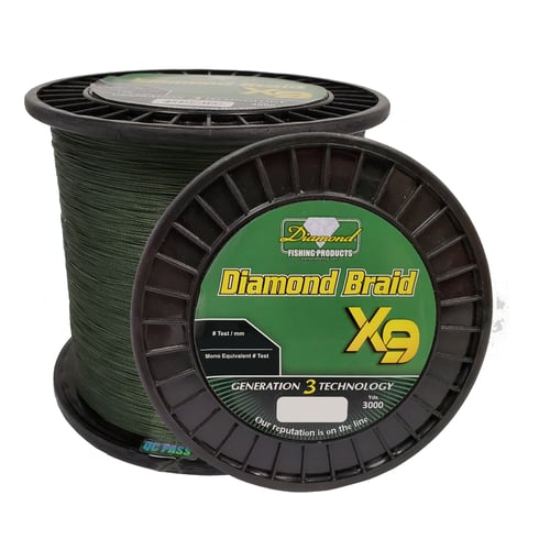 Momoi 73004 Diamond Braid Generation III 9X 3000yds 30Dark | 695699730040