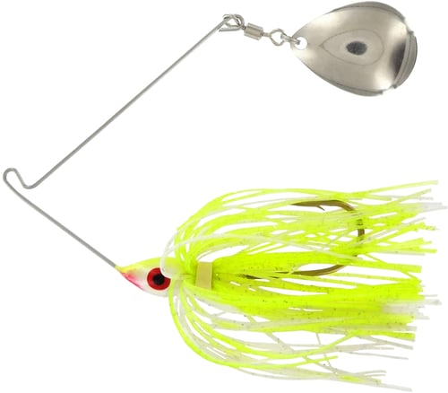 Wahoo WAHPC14CS Promo Spinnerbait 1/4 oz, 4/0 Hook, Chartreuse Shad | 840479018669
