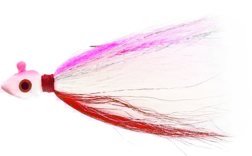 Wahoo WAHSFB12RP Saltwater FlashN Bucktail Jig 1/2oz Red Pink | 840479057743