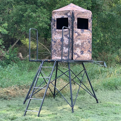 Hawk HWKSCFLR5C Scout Blind Floor w/5ft Tower, Fits Hawk Scout Blind | 888151026663