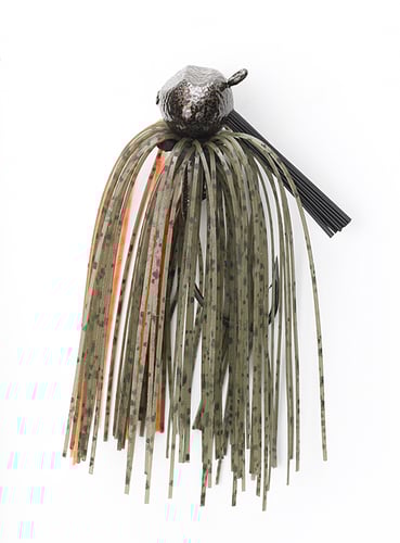 Jewel FB34721 Football Jig, 3/4 oz Green Gourd/Orange, 2/Pack | 790161103398