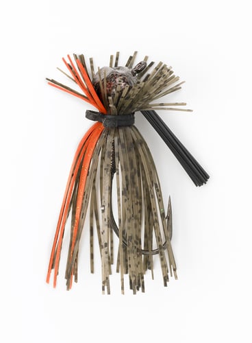 Jewel FH12721 Football Jig, 1/2 oz Green Gourd/Orange, 2/Pack | 790161106047