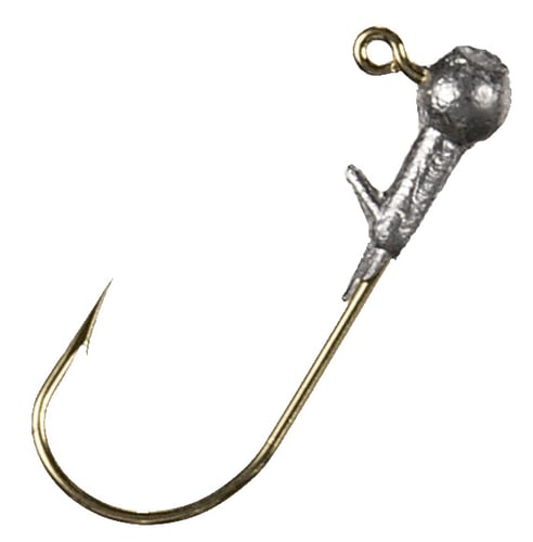 Mizmo 98132 Jighead, 1/32 oz, Sz 2 Gold Hook, 8/Pack | 673680981329