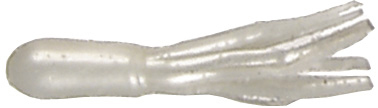 Mizmo 11001 Specs Crappie Tube, 1 1/2 Inch, Pearl, 15/Pack | 673680110019