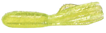 Mizmo 11011 Specs Crappie Tube, 1 1/2 Inch, Chartreuse, 15/Pack | 673680110118