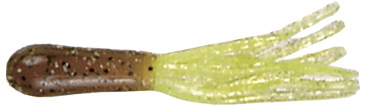 Mizmo 11020 Specs Crappie Tube, 1 1/2 Inch, Pumpkinseed/Chartreuse | 673680110200