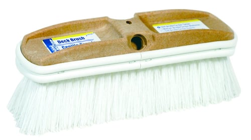 Marine Master 95668 Deck Scrub 10.0 Inch Brush Wht Stiff Bristle | 079038956689