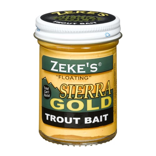 Zekes 0912 Sierra Gold Floating Trout Bait, Jar, Yellow | 047874009128