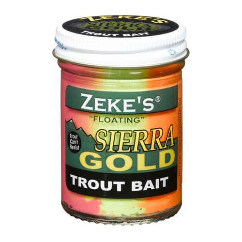 Zekes 0915 Sierra Gold Floating Trout Bait, Jar, Rainbow | 047874009159