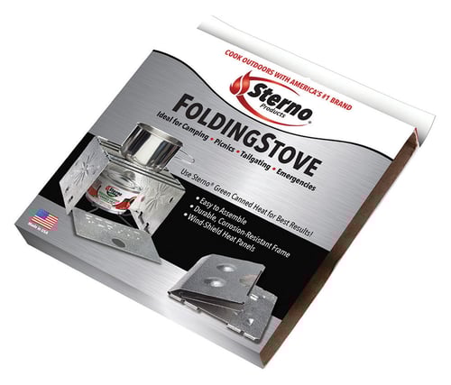 Sterno 70308 Folding Stove Silver Replaces 70146 | 076642703074