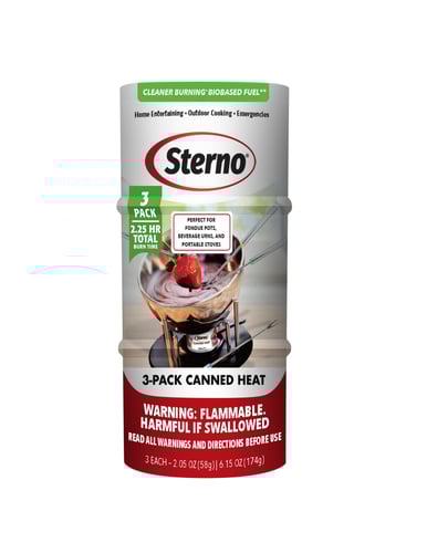 Sterno 20464 45MIN Ethanol 3PK | 076642204632