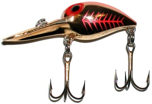 Brads BLW20 Lil Wiggler Crankbait, 2 Inch, 1/5 oz, Copper with | 638962100201