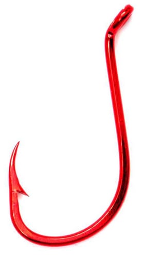 Brad's OCR-1/0-50 Octopus Hook Size 1/0, Forged, Red, 50 per Pack